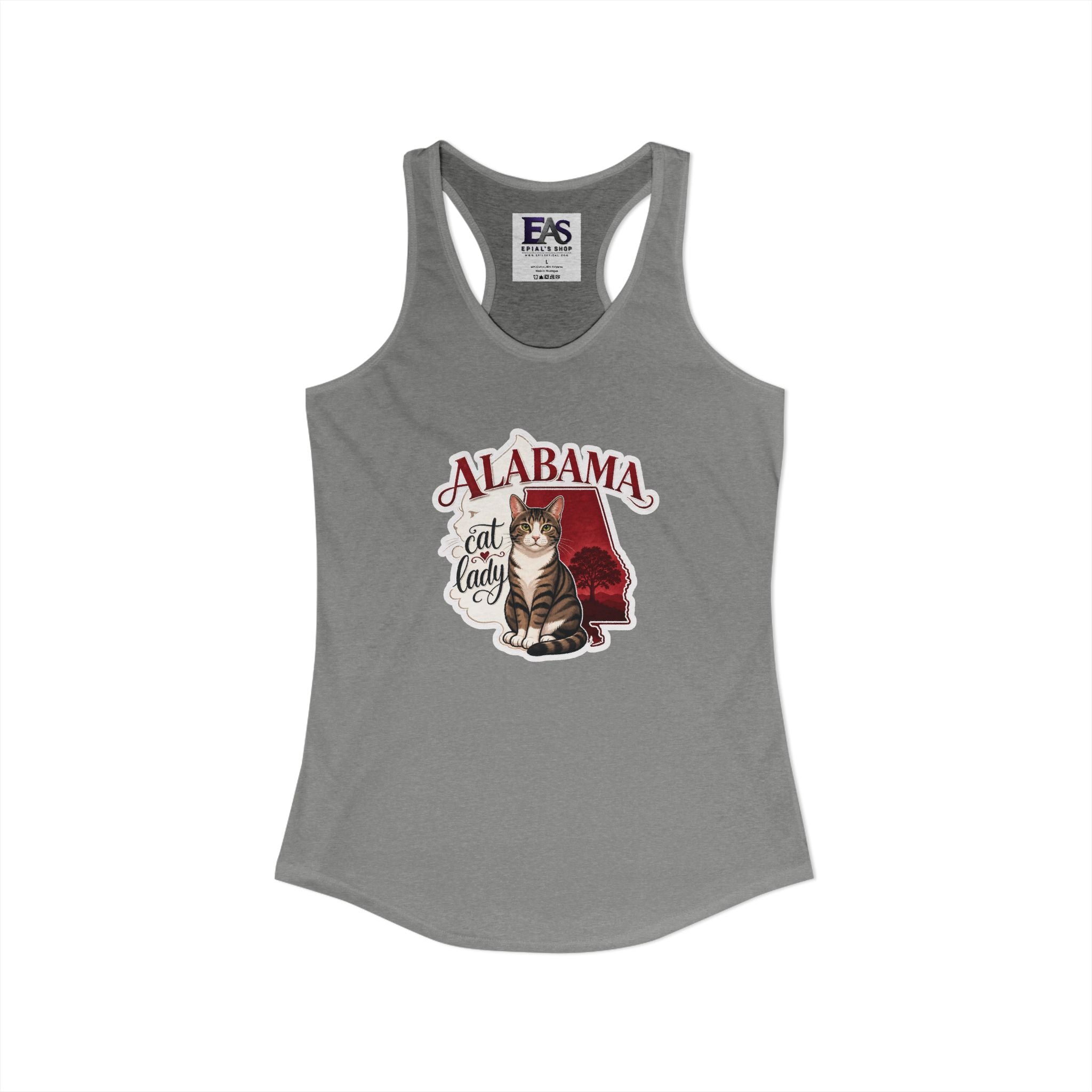Alabama Cat Lady Women’s Racerback Tank Top