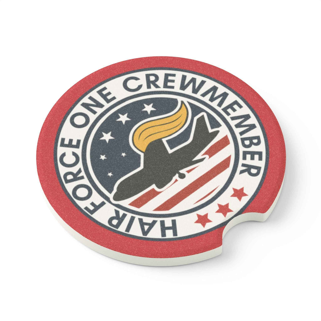 Hair Force One Crewmember Car Coasters (Political Parody Set)