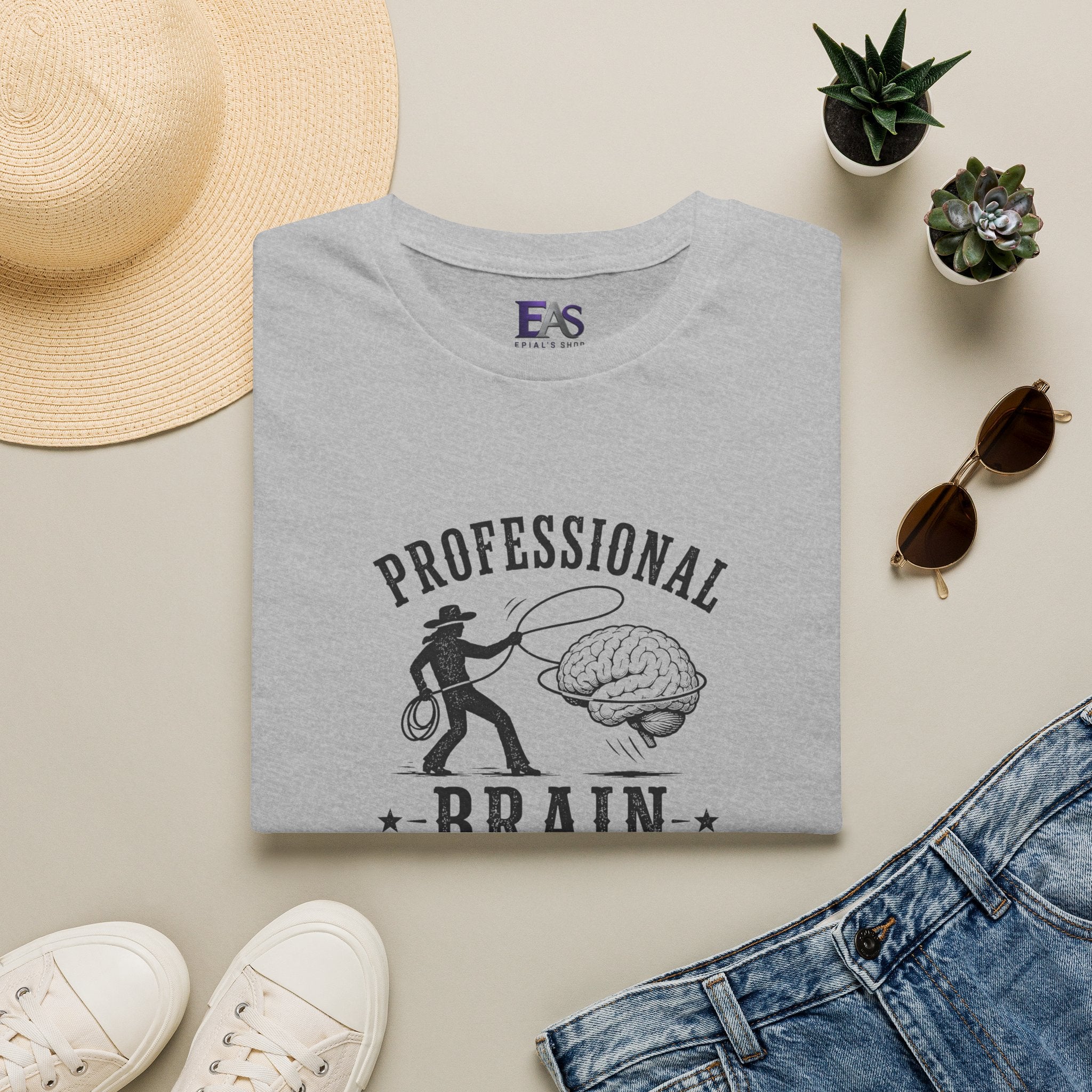 Professional Brain Wrangler Epilepsy Awareness T-Shirt