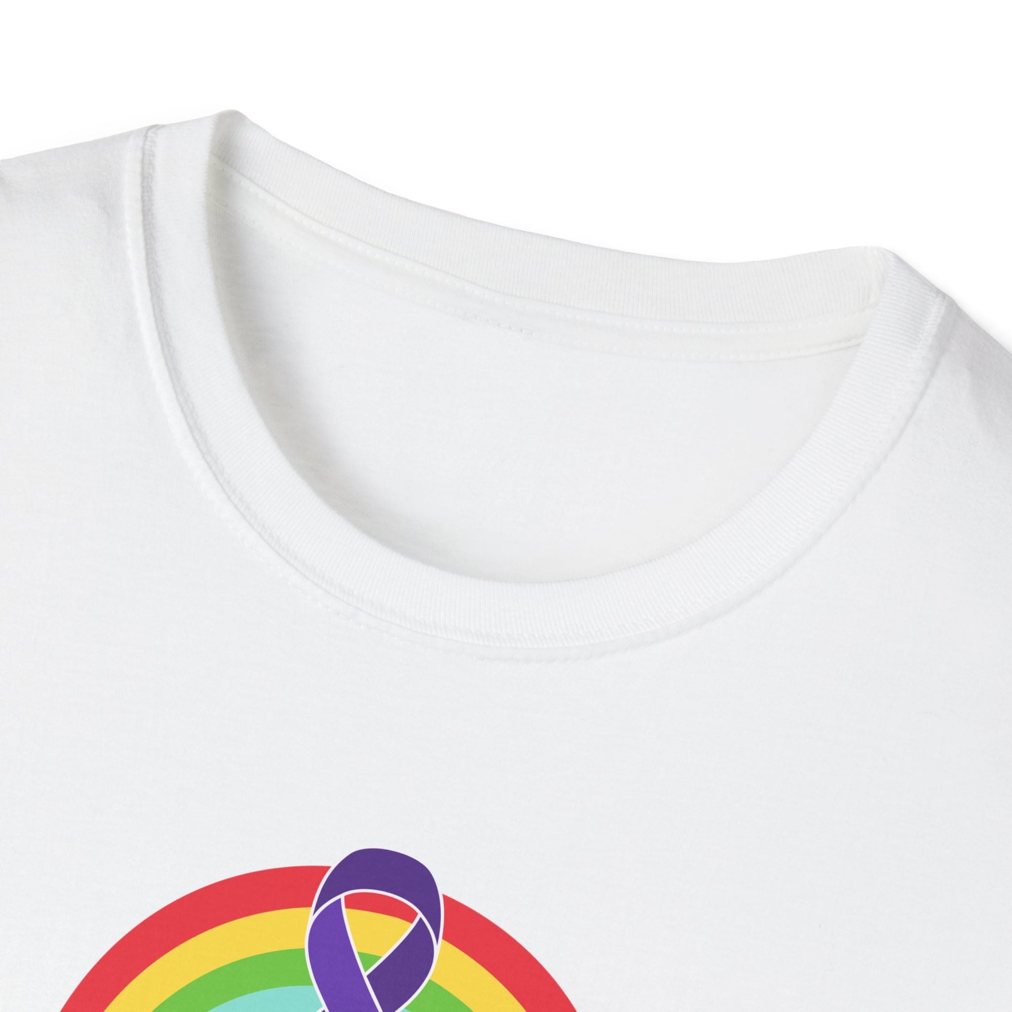Unisex Softstyle T-Shirt - 'Count the Rainbows' Inspirational Tee