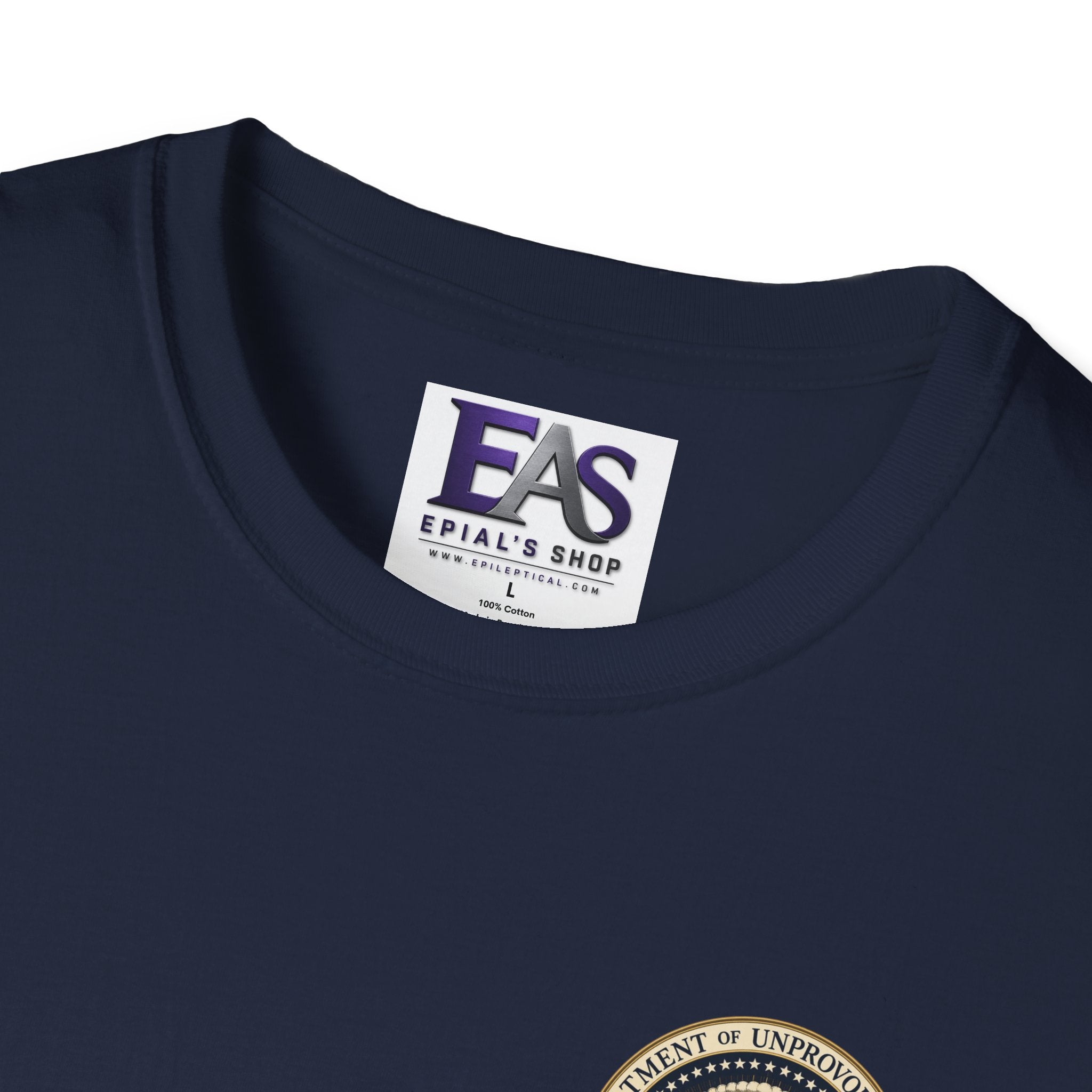 Department of Unprovoked Zoomies Cat T-Shirt | Faux Government Seal Tee