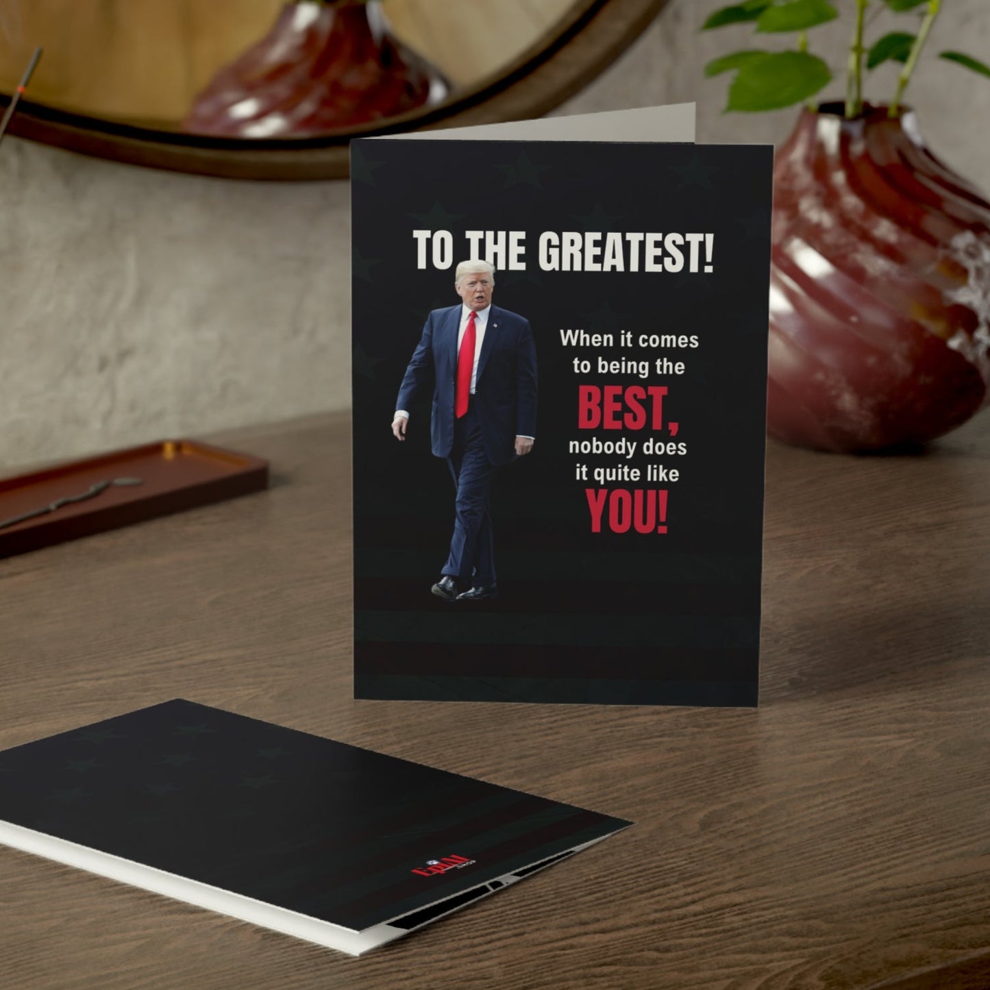 Novelty Trump All Occasion Greeting Cards - 'To the Greatest!' - Set of 1, 10, 30, or 50