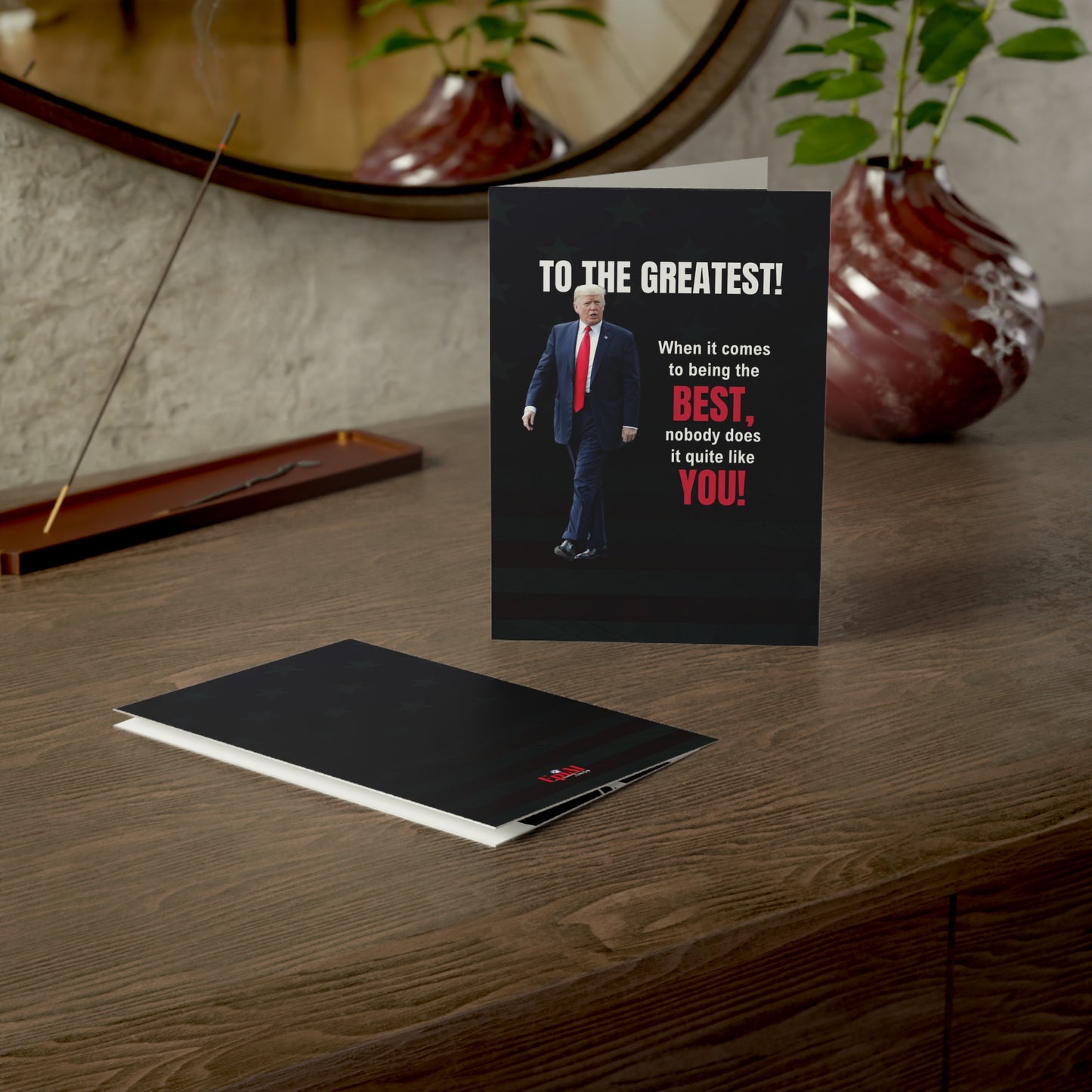 Novelty Trump All Occasion Greeting Cards - 'To the Greatest!' - Set of 1, 10, 30, or 50