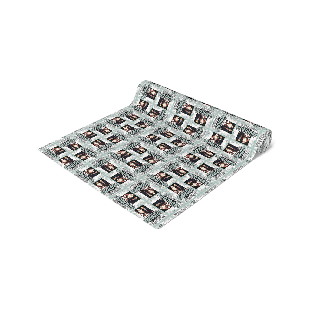 Trump Santa Fabulous List Christmas Table Runner
