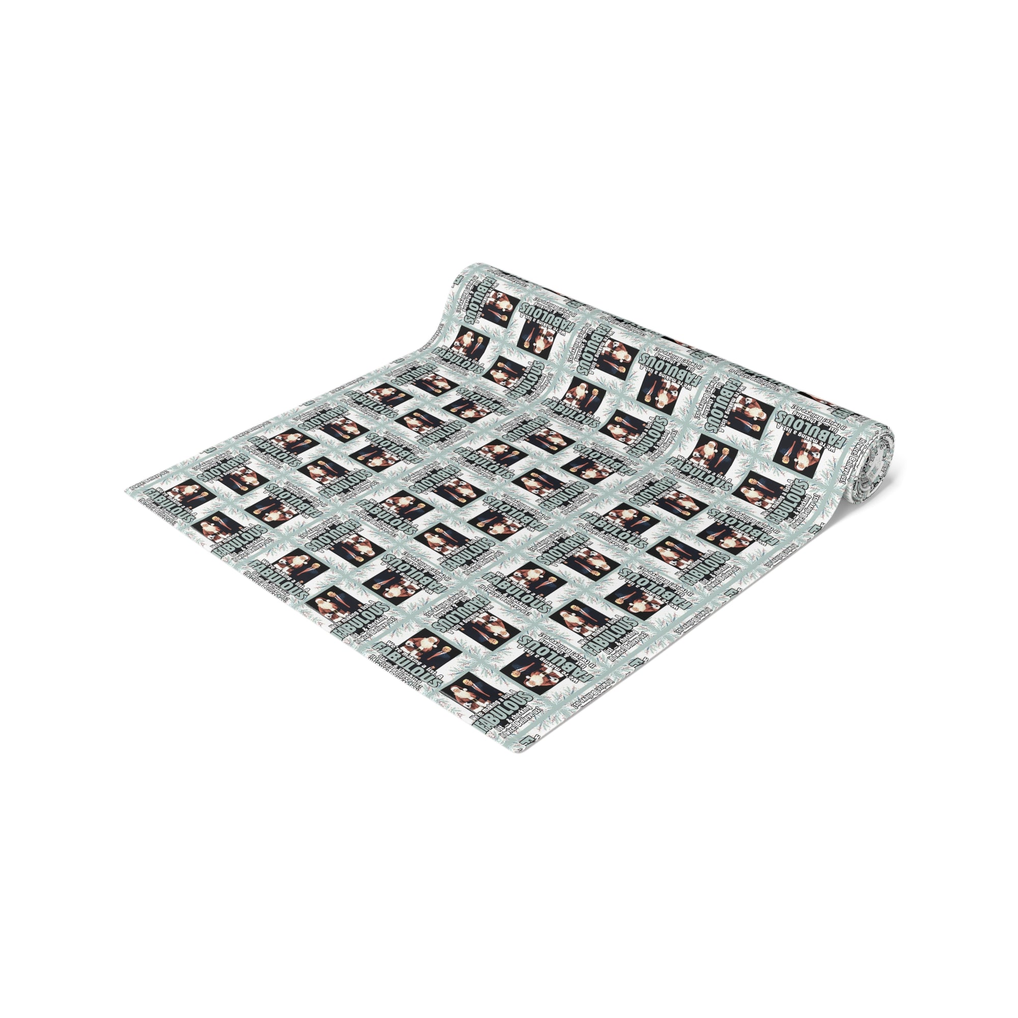 Trump Santa Fabulous List Christmas Table Runner