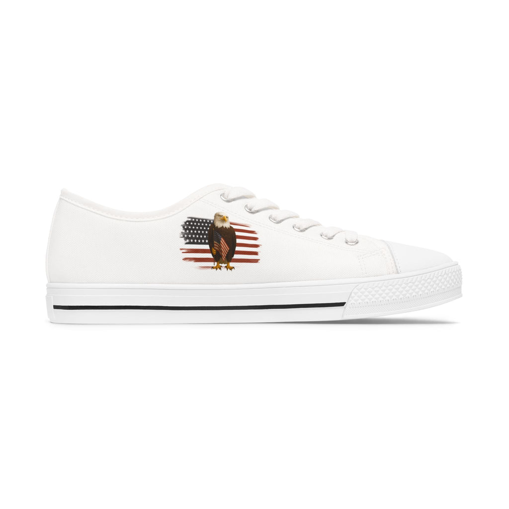 Still Standing – Worried Eagle Low Top Sneakers