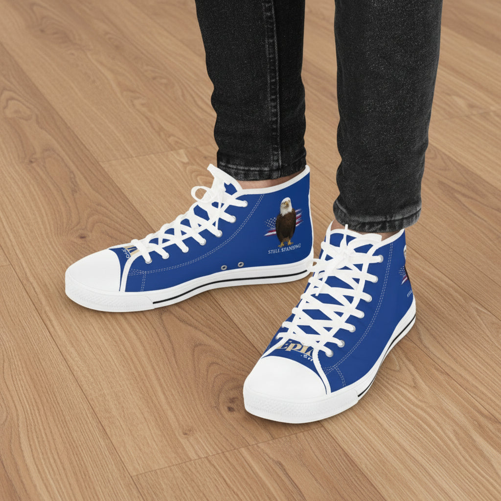 Still Standing Eagle Men’s High-Top Sneakers