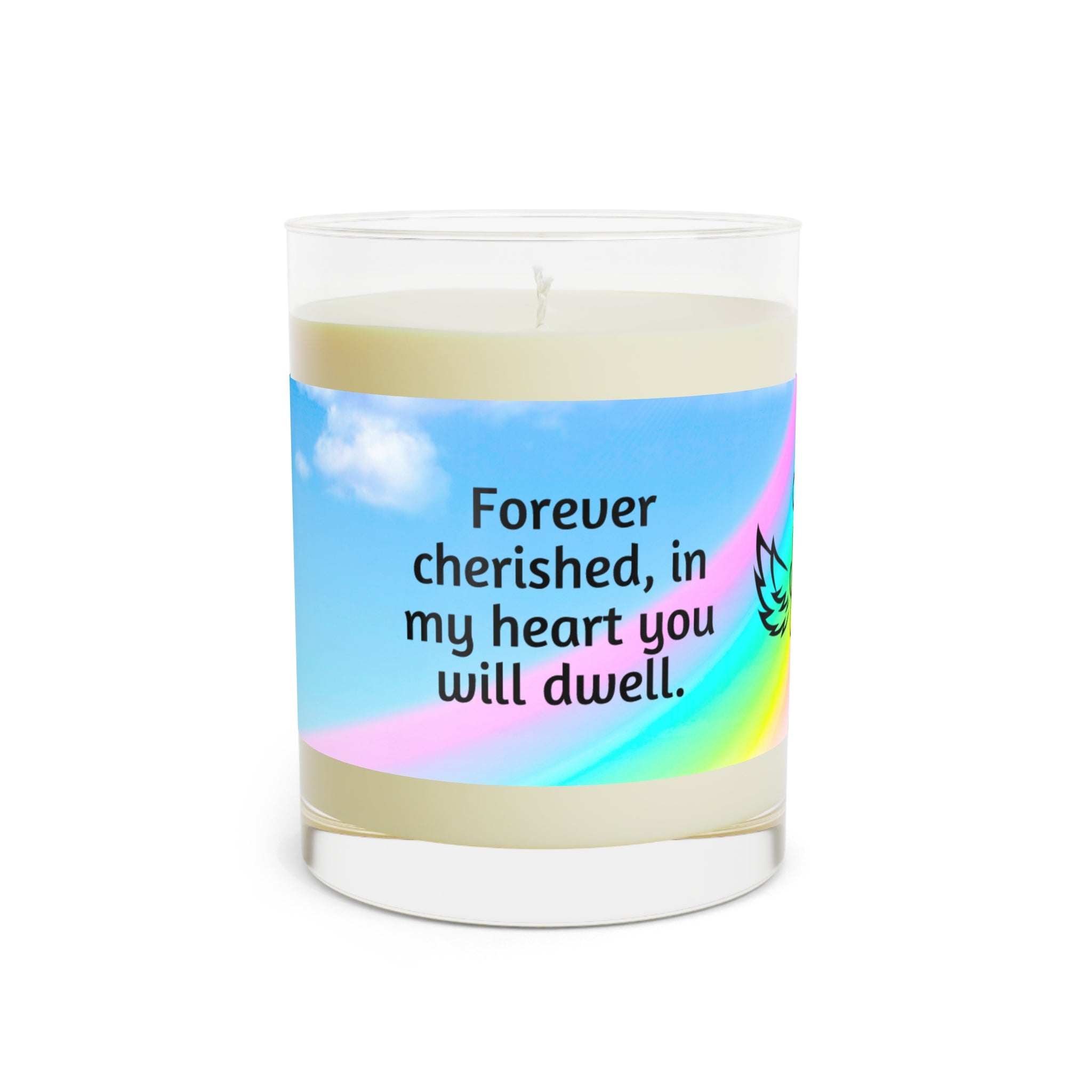 Photo depicting the ​Forever Cherished Scented Candle - Full Glass, 11oz from EpiAl's Shop.
