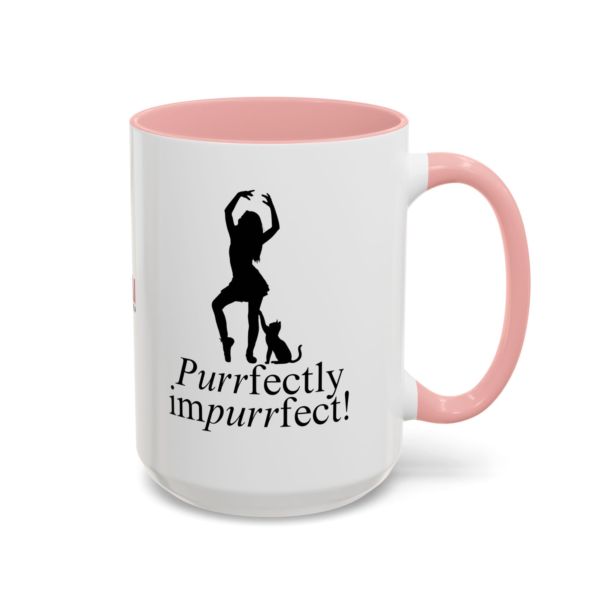 Photo depicting the ​Purrfectly Impurrfect Accent Coffee Mug (11, 15oz) from EpiAl's Shop.
