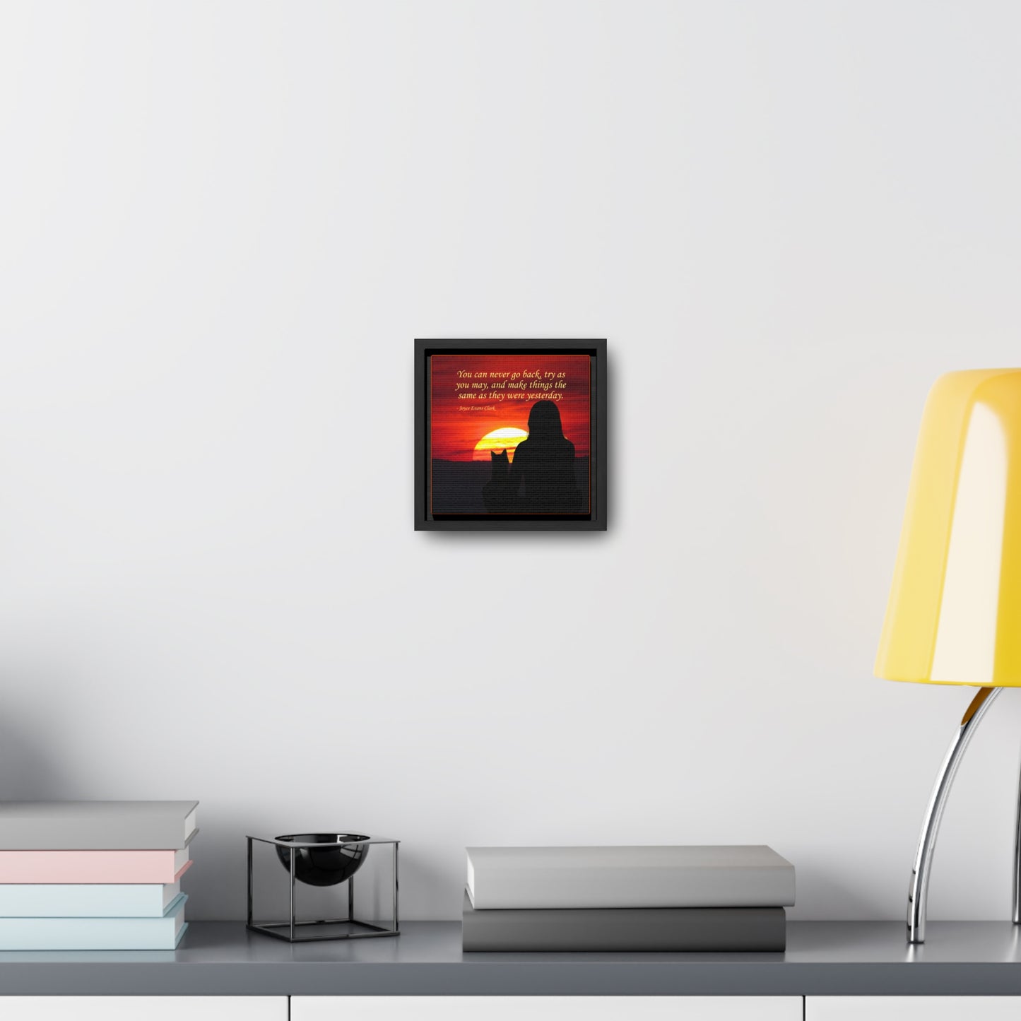 Try As You May Gallery Canvas Wraps, Square Frame