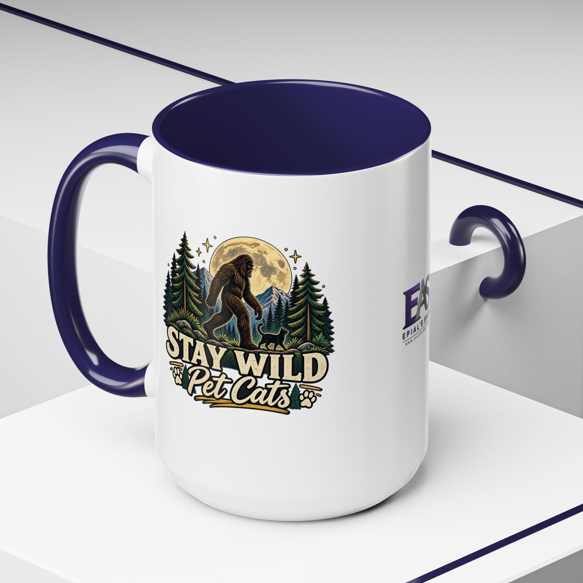 Stay Wild Pet Cats Sasquatch Accent Mug