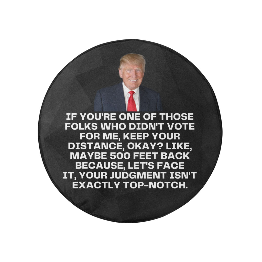 Trump 500 Feet Spare Tire Cover (Medium)(16")