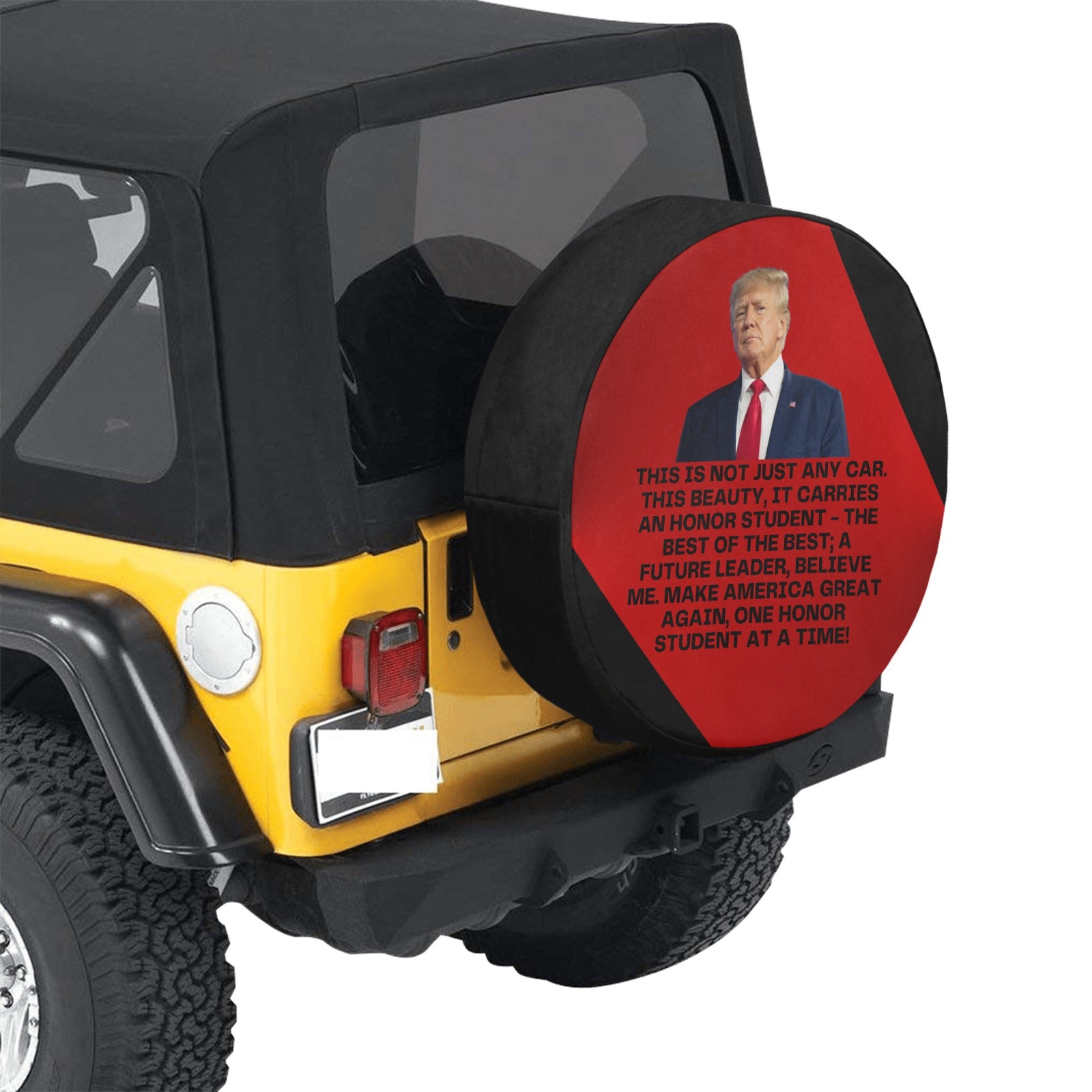 Trump Honor Student Spare Tire Cover (Small)(15")