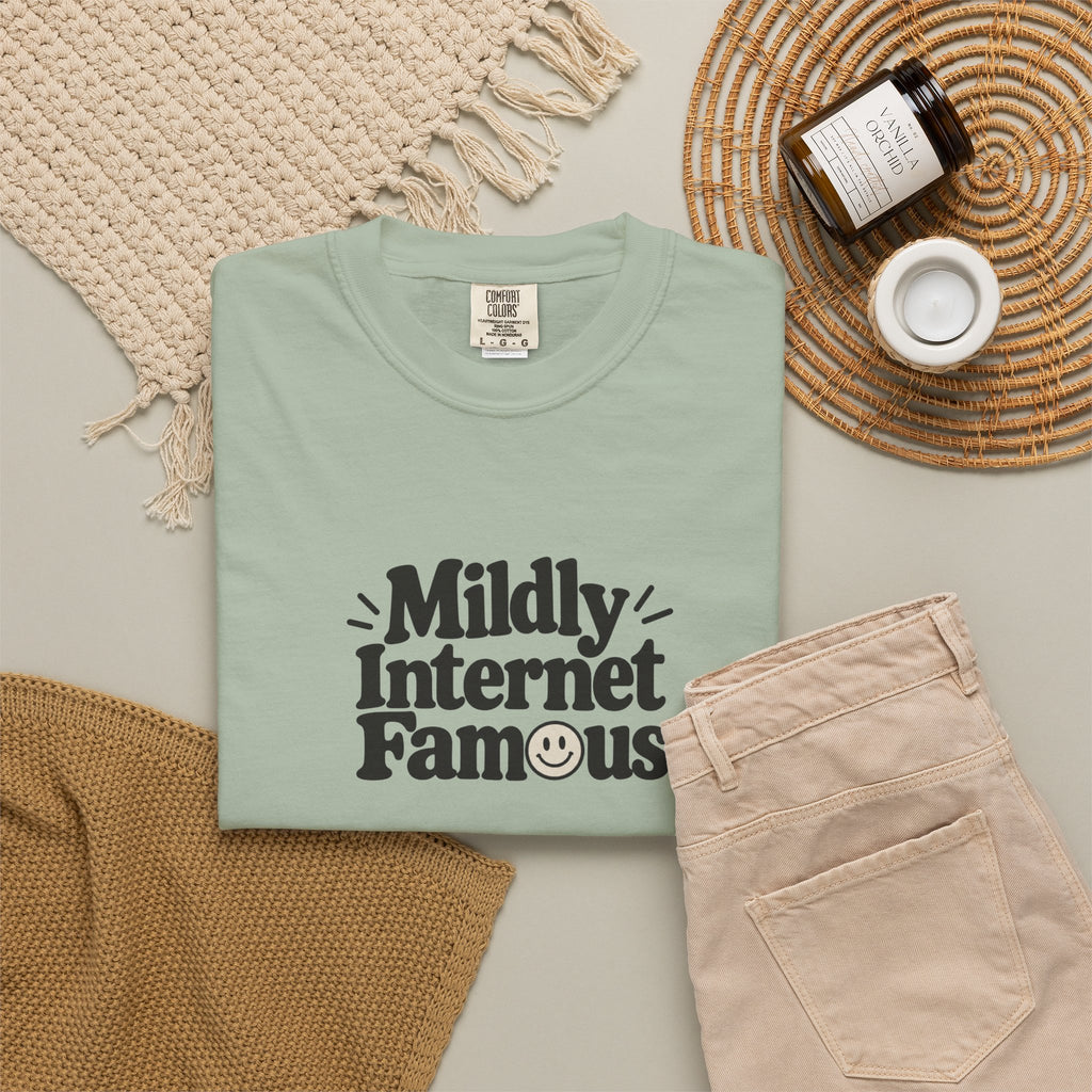 Mildly Internet Famous T-Shirt | Funny Social Media Tee