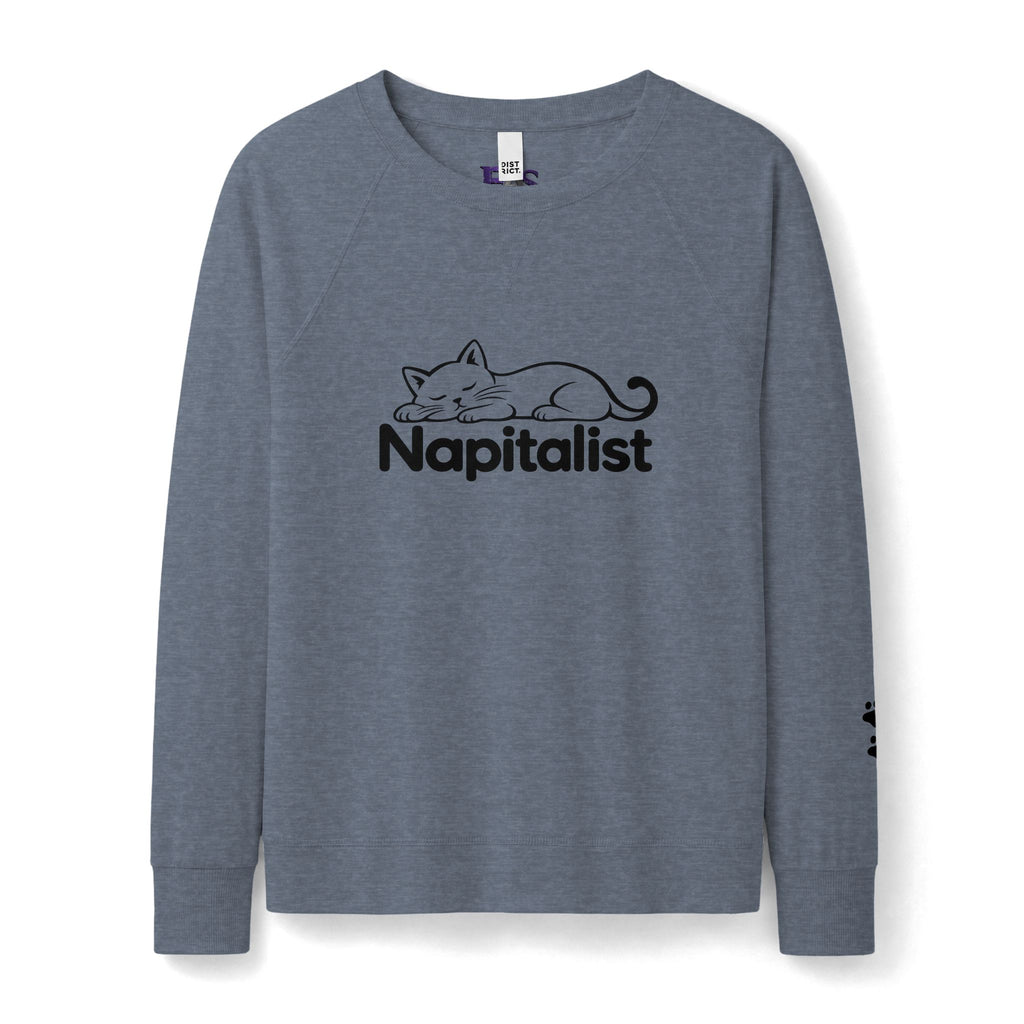 Napitalist Cat Sweatshirt | Funny Cat Lover Crewneck