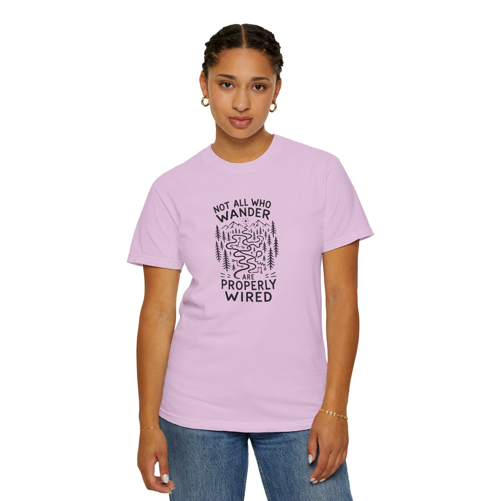 Not All Who Wander Are Properly Wired Epilepsy Awareness T-Shirt