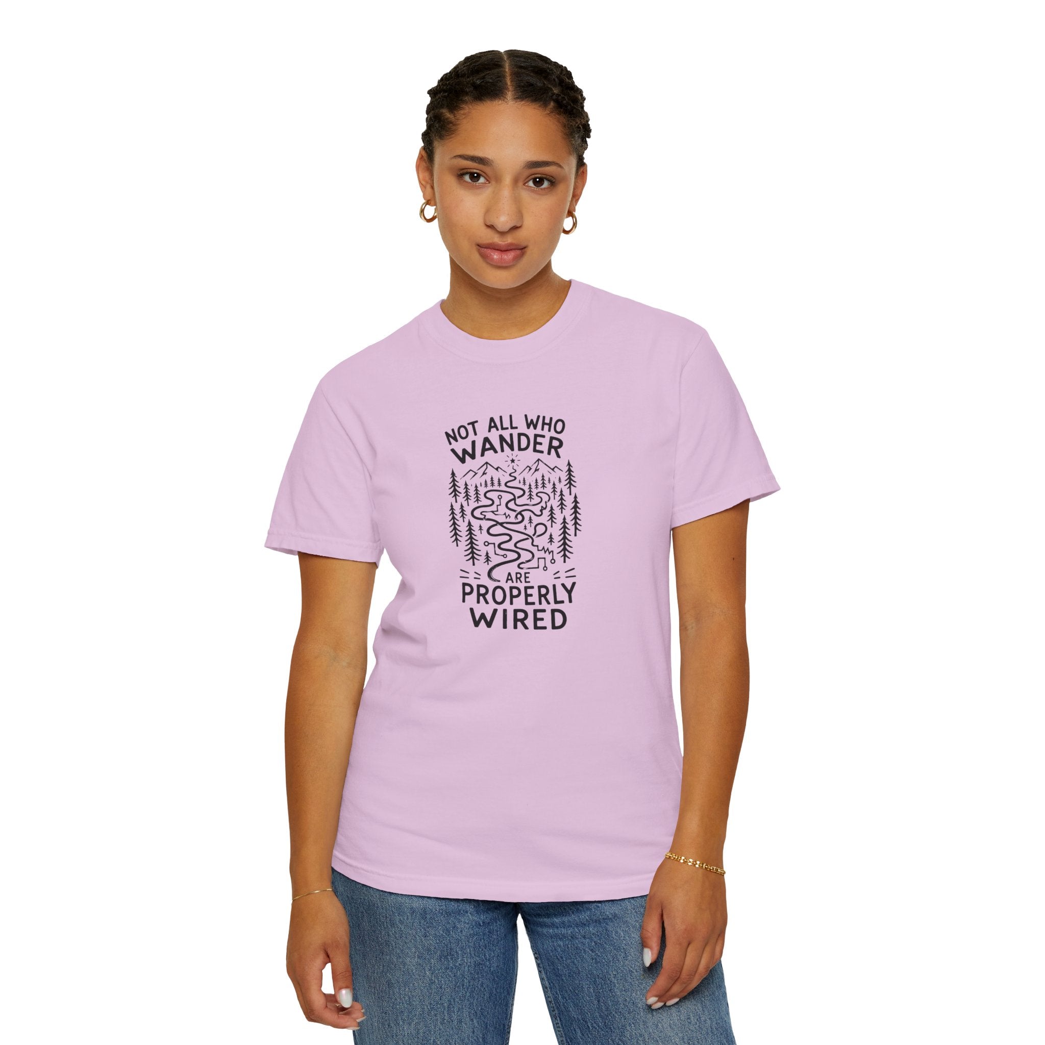 Not All Who Wander Are Properly Wired Epilepsy Awareness T-Shirt