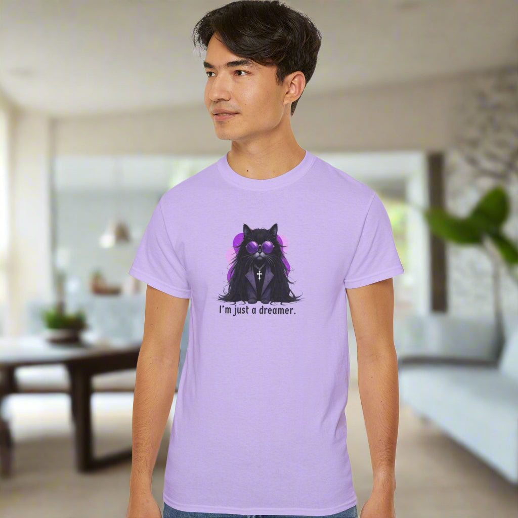 Just a Dreamer Ozzy Cat Graphic Tee