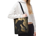The Cat Saw It, Too Bigfoot & Cat Tote Bag