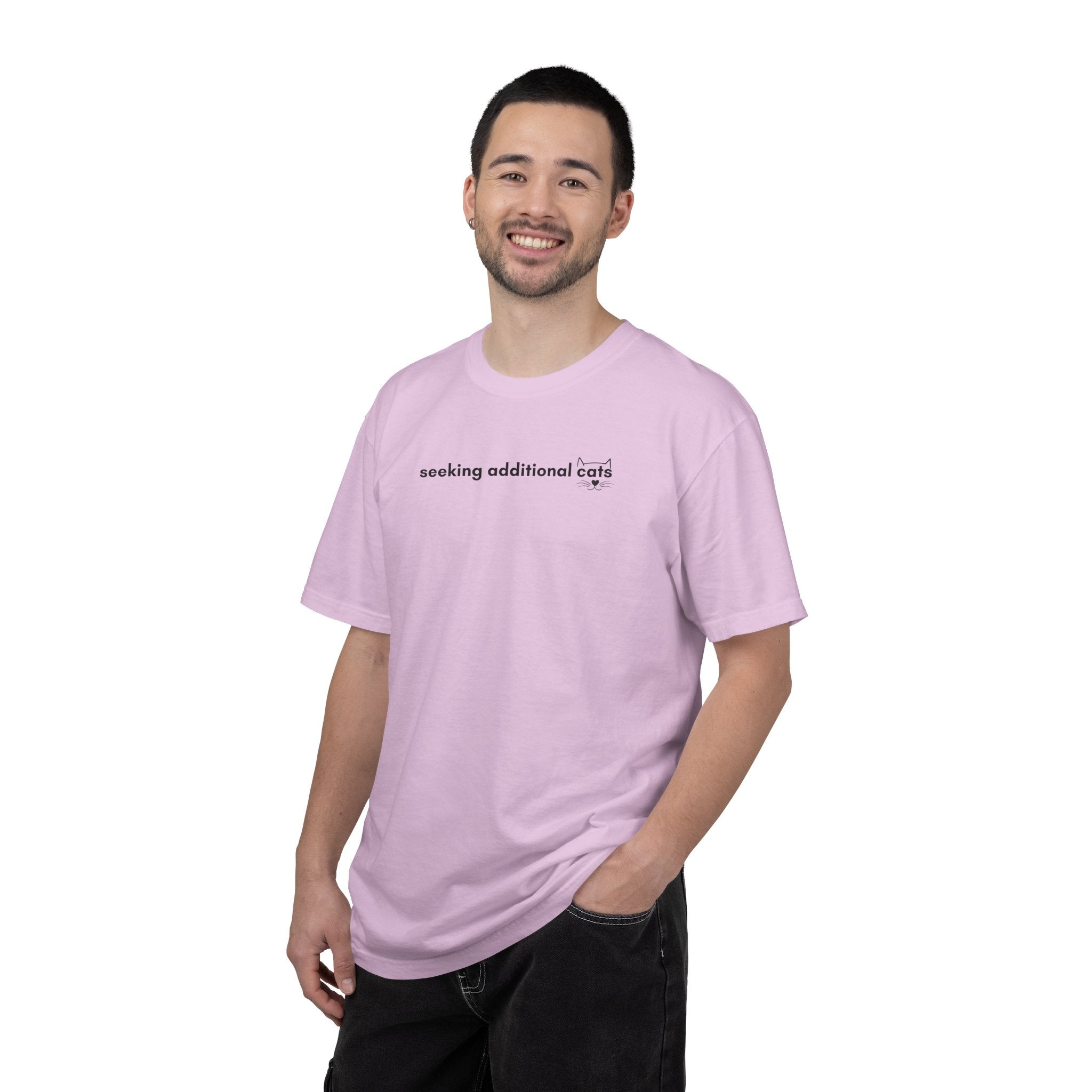 Seeking Additional Cats T-Shirt | Cat Lover Minimal Tee