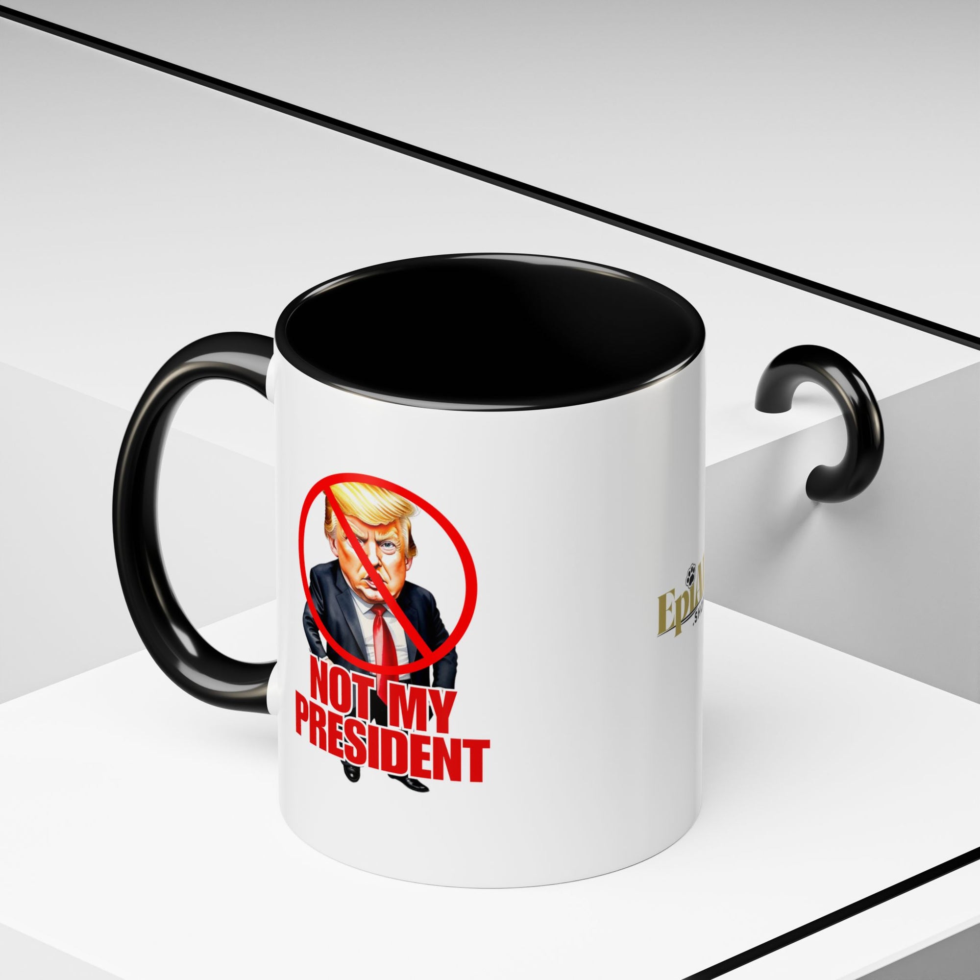 Not My President Coffee Mug - 11oz & 15oz Accent Mug for Political Activism