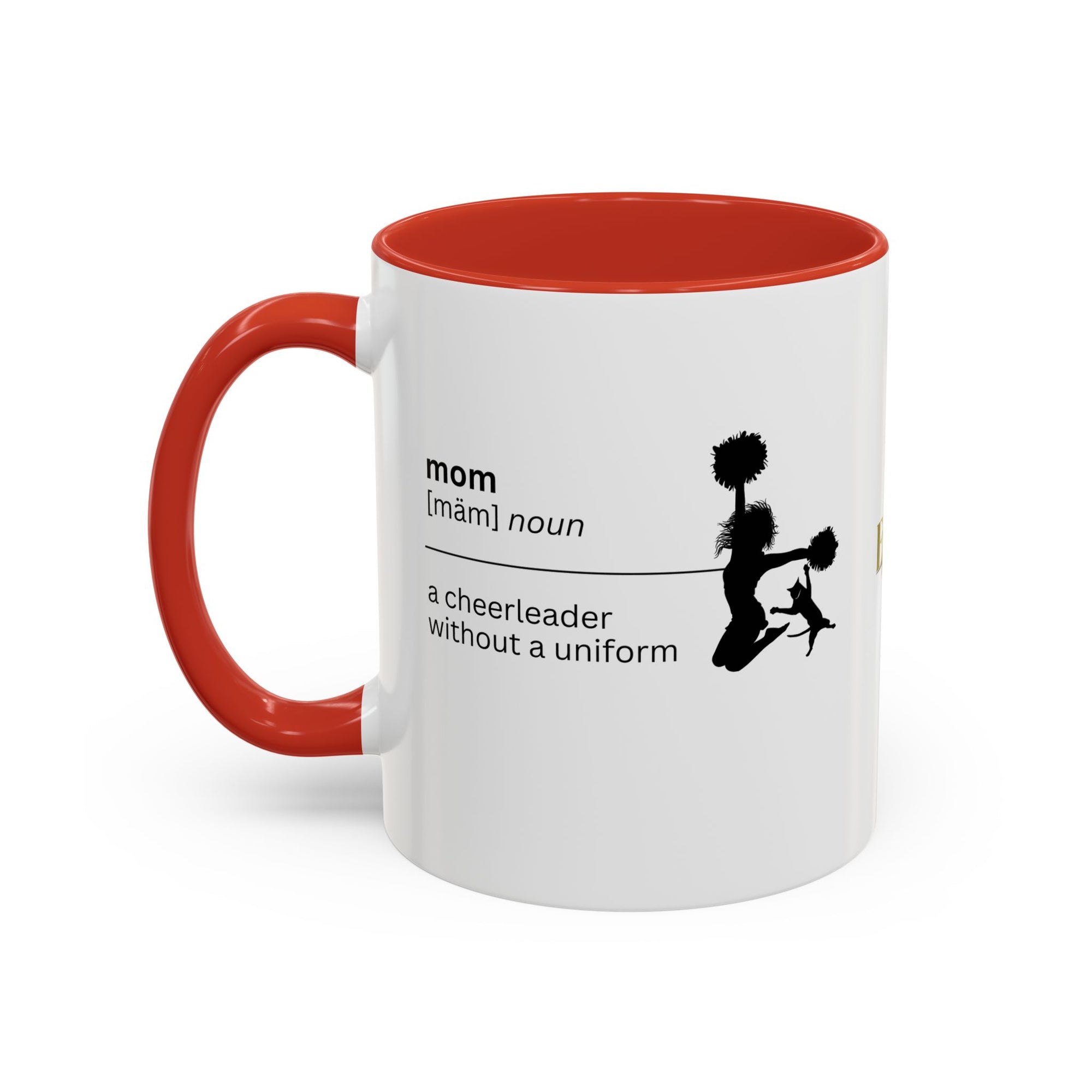 Mom Cheerleader Accent Coffee Mug - Perfect Gift for Moms