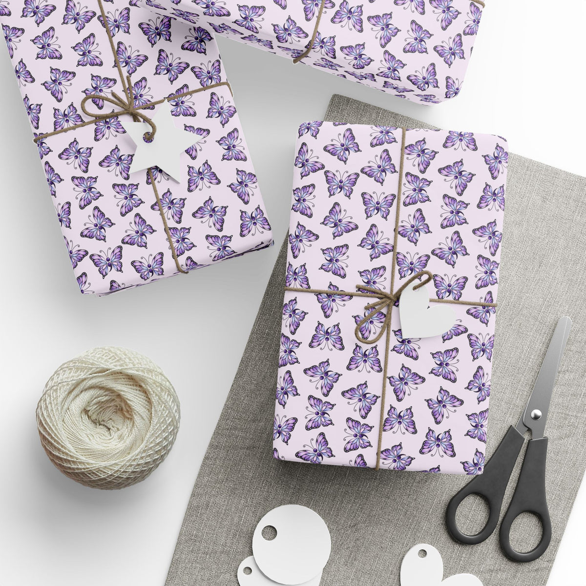 Purple Butterfly Suicide Prevention Awareness Wrapping Paper | Hope & Remembrance Gift Wrap