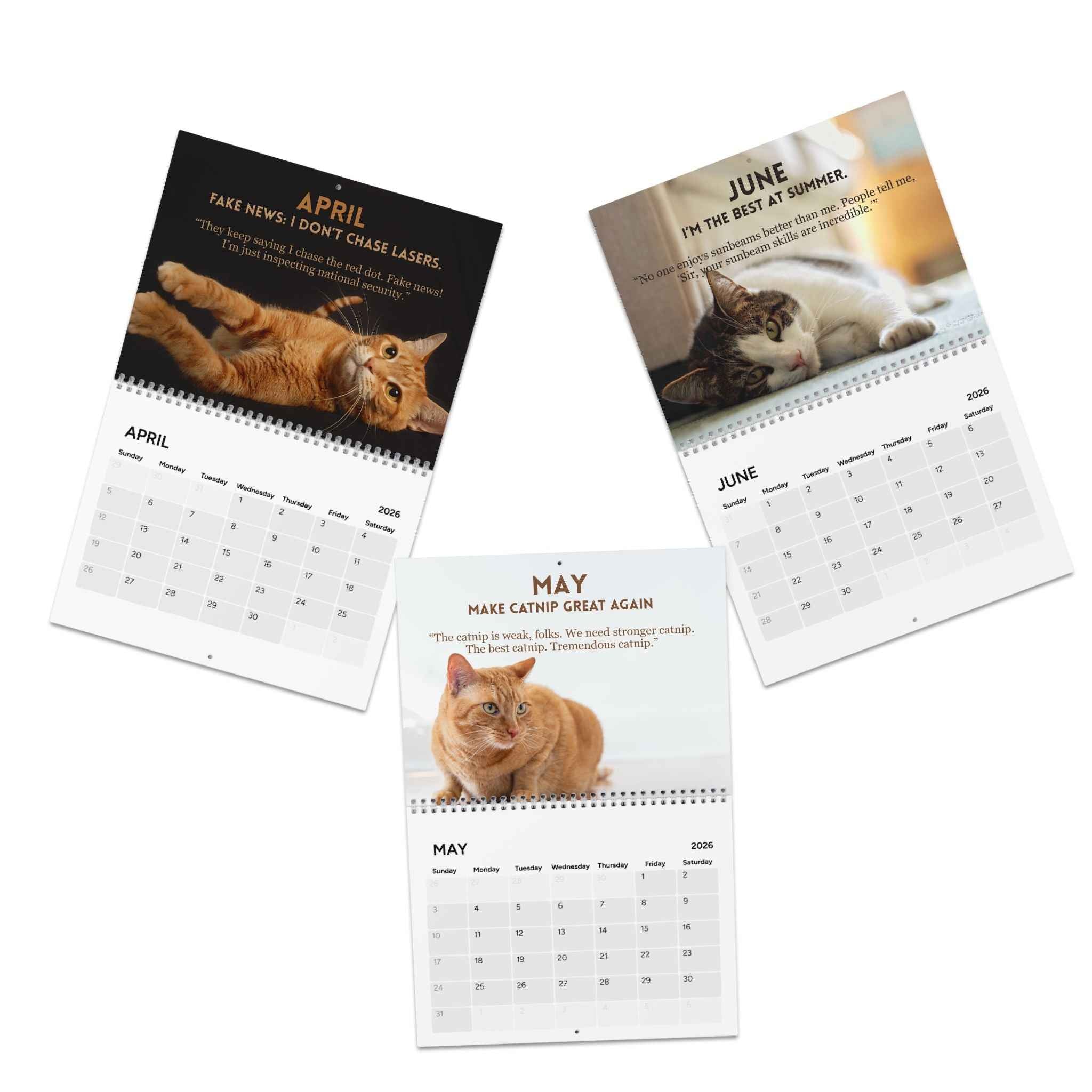 2026 The Art of the Purr Calendar - The Best Year, Folks!