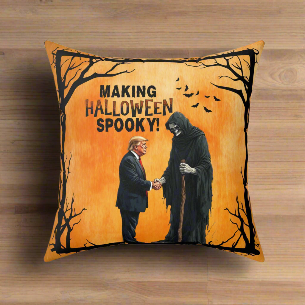 Making Halloween Spooky Decorative Pillow, Home Decor