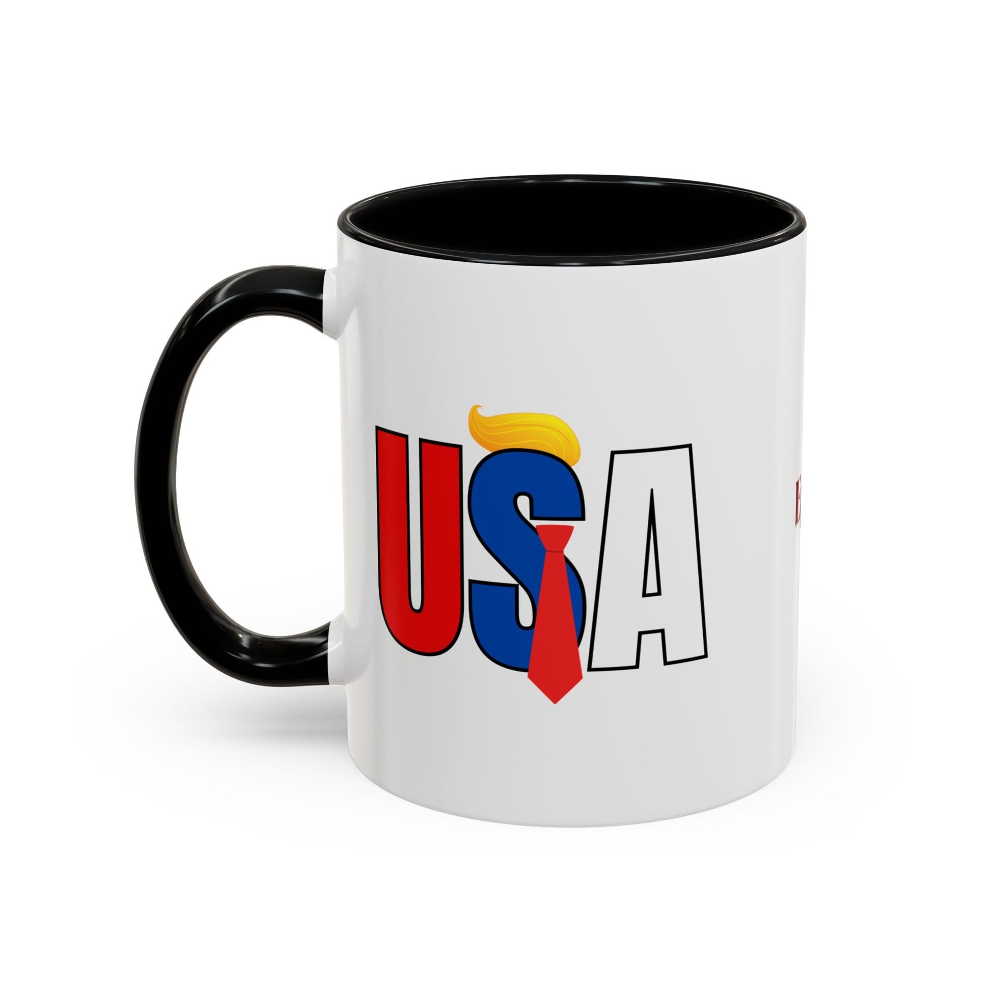 Trump USA Accent Coffee Mug Printify