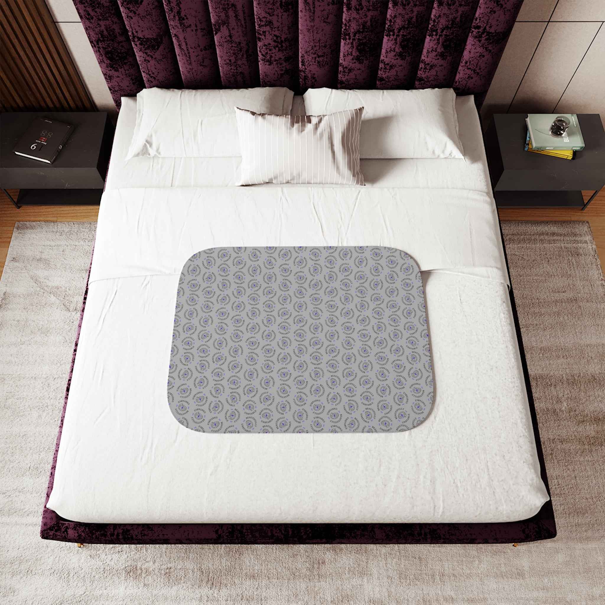 Beautifully Unstable Sherpa Blanket – Cozy Awareness Throw