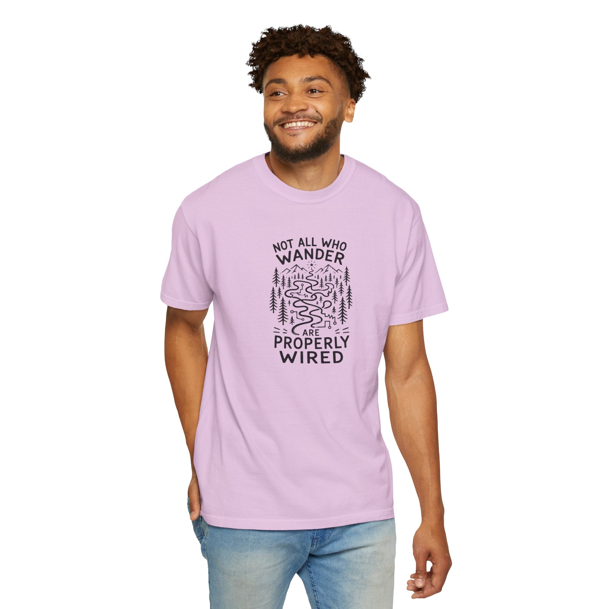 Not All Who Wander Are Properly Wired Epilepsy Awareness T-Shirt