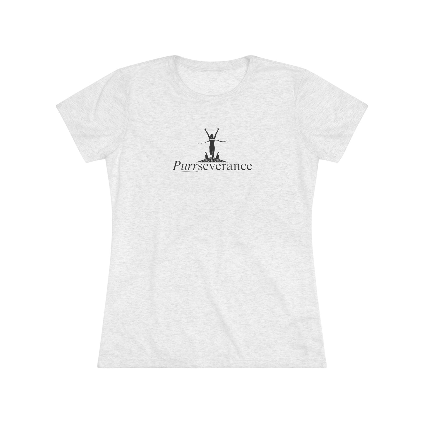 Purrseverance Women's Triblend Tee