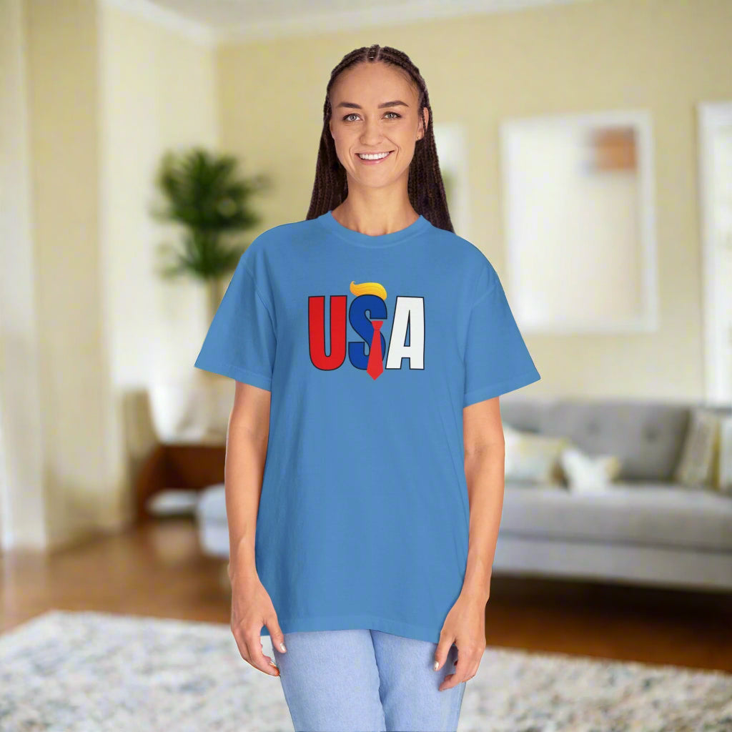USA Colorful Graphic Unisex T-Shirt Printify