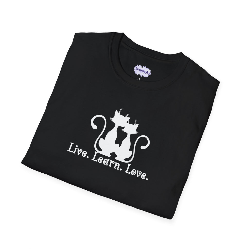 Live Learn Love Unisex Softstyle T - Shirt - T - Shirt - Epileptic Al’s Shop