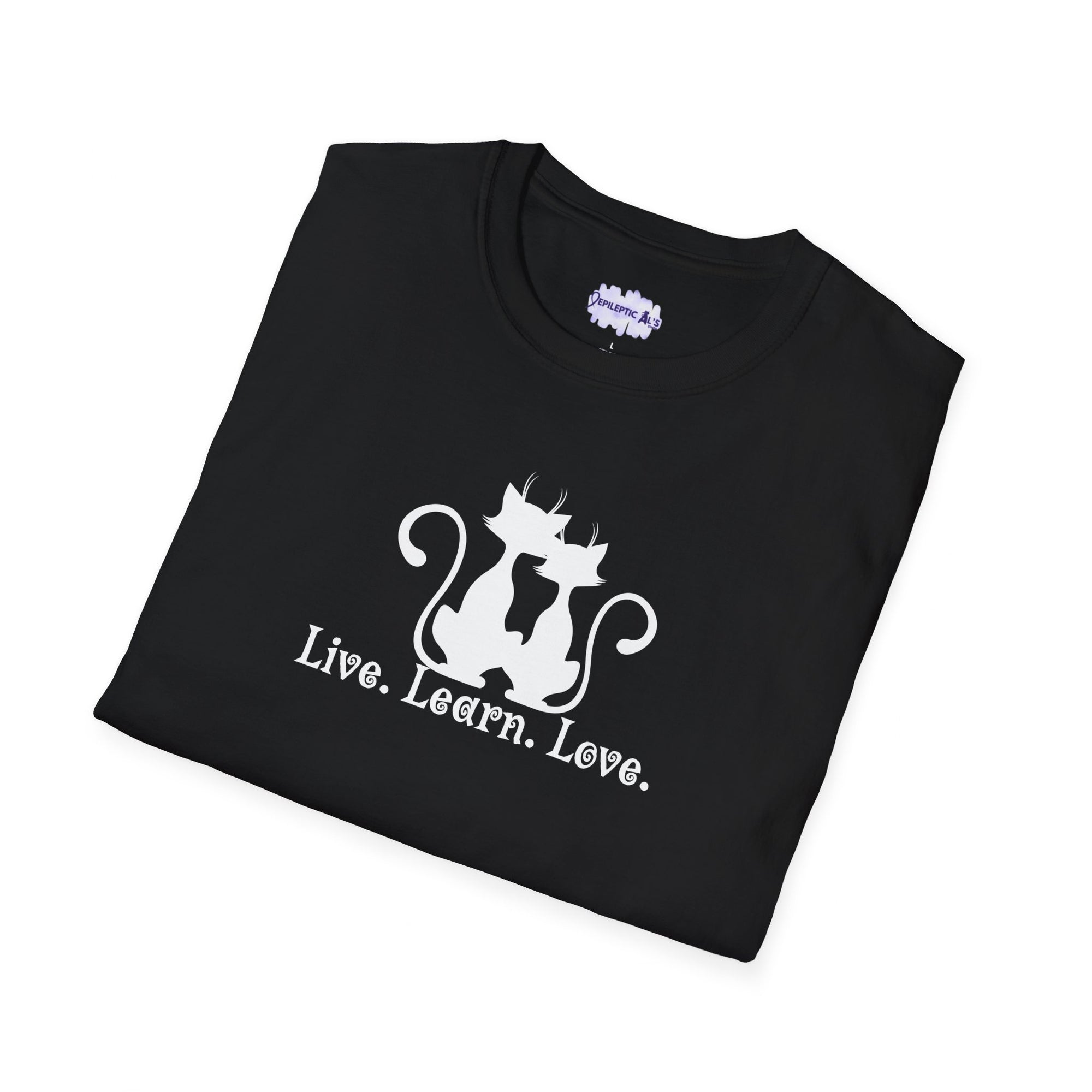 Live Learn Love Unisex Softstyle T - Shirt - T - Shirt - Epileptic Al’s Shop