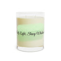 Soft Light, Sharp Whiskers – Cat Lover Scented Glass Candle