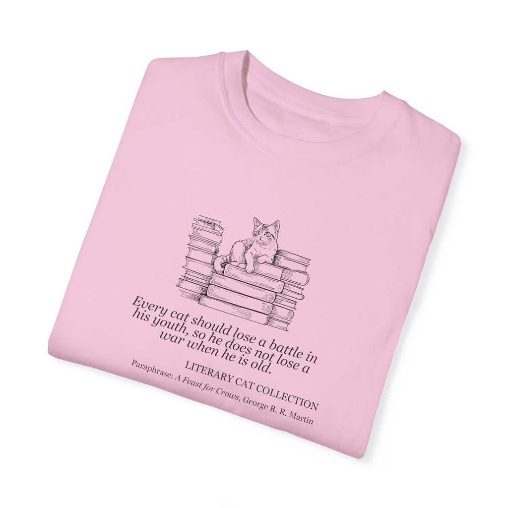 Literary Cat Unisex T-Shirt - A Feast for Crows
