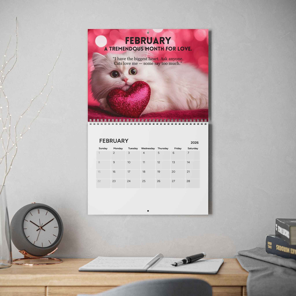 2026 The Art of the Purr Calendar - The Best Year, Folks!