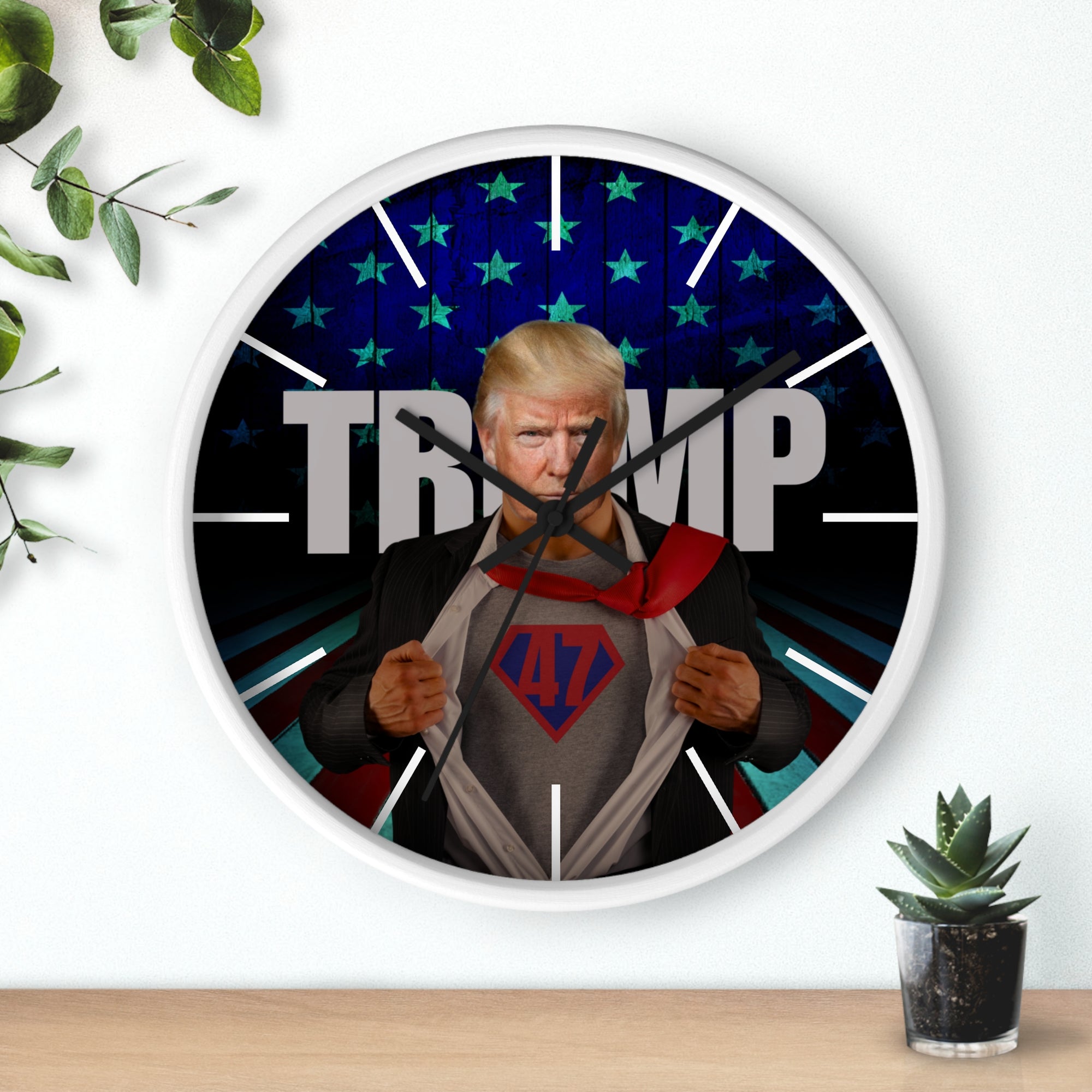 Trump 47 Wall Clock