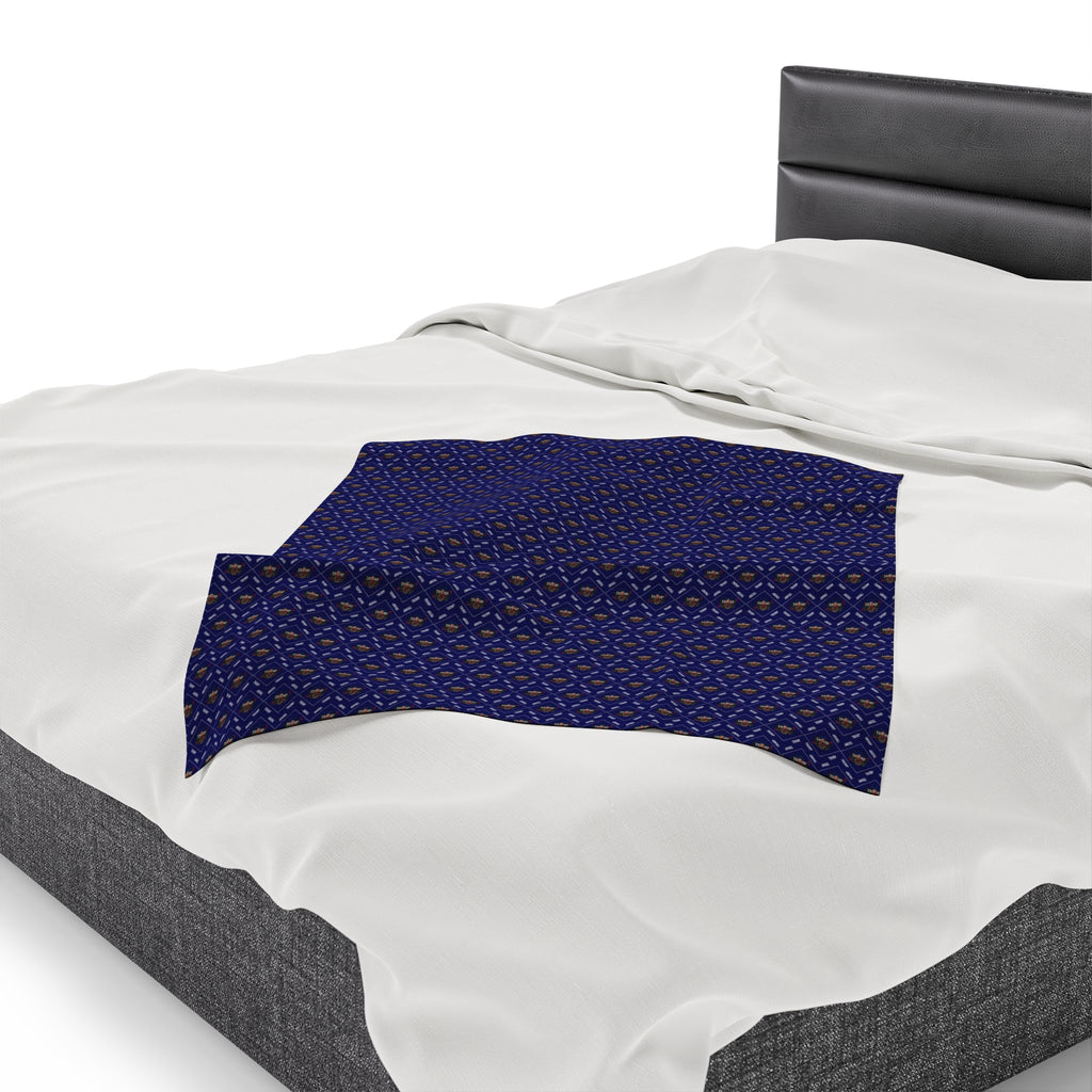 Trump Pattern Velveteen Plush Blanket