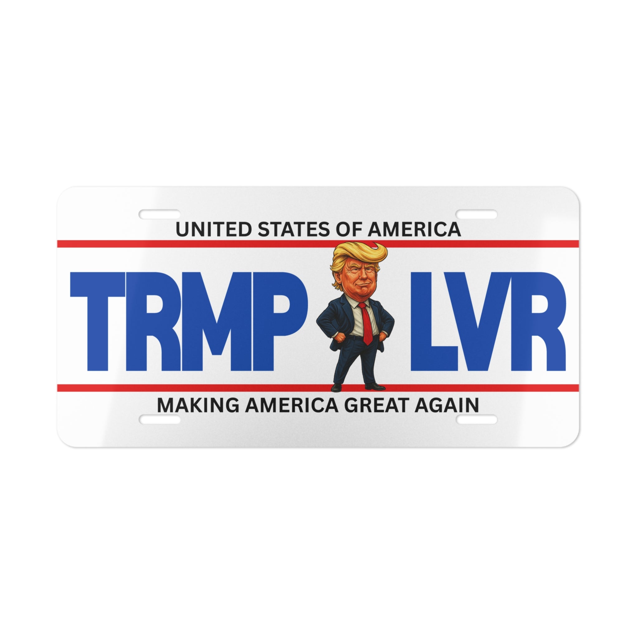 TRMP LVR Vanity Plate - Political Parody