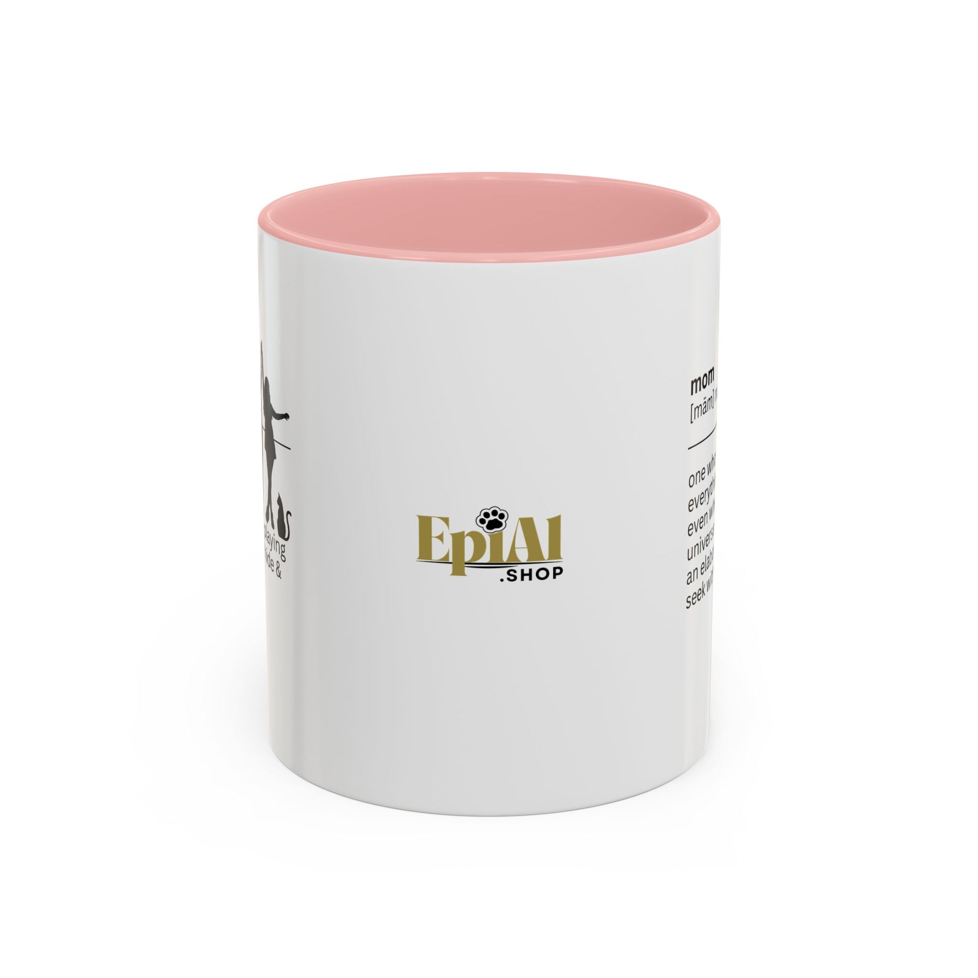 Mom Okay Accent Coffee Mug - Perfect Gift for Moms