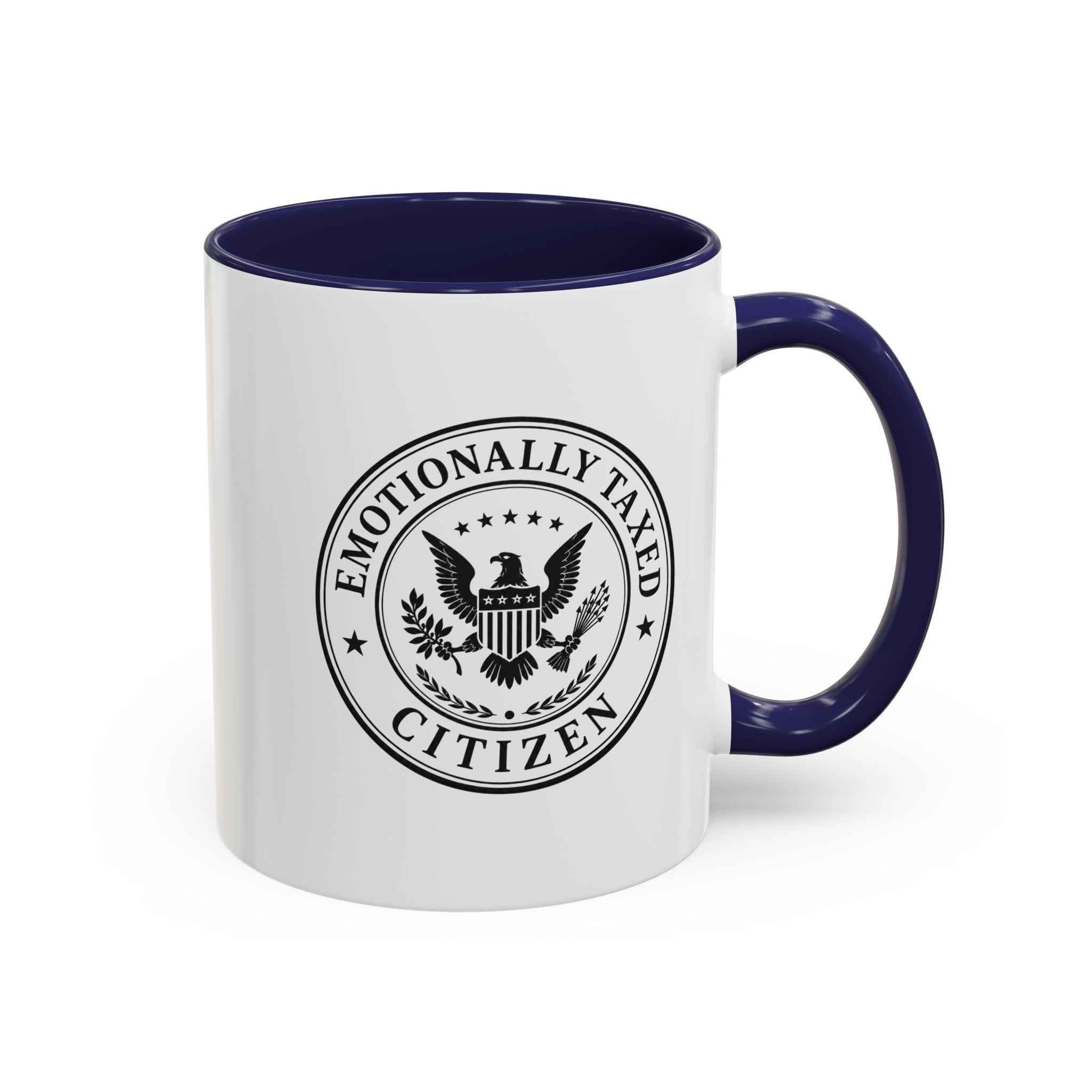 Emotionally Taxed Citizen Accent Mug | Existential Office Mug
