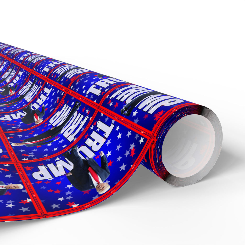 All Occasion Trump Themed Wrapping Paper