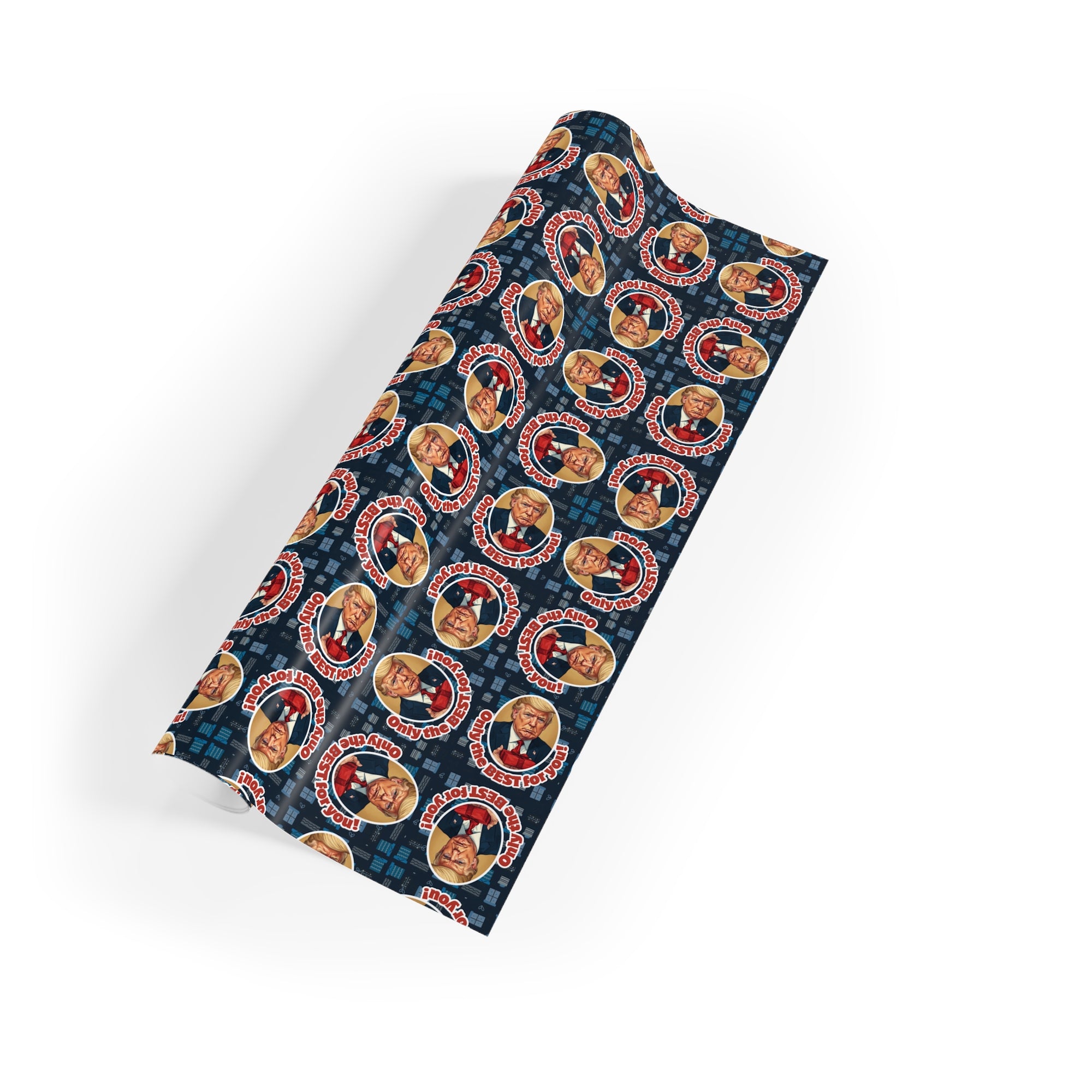 Only the Best Gift Wrap Paper Roll featuring Trump