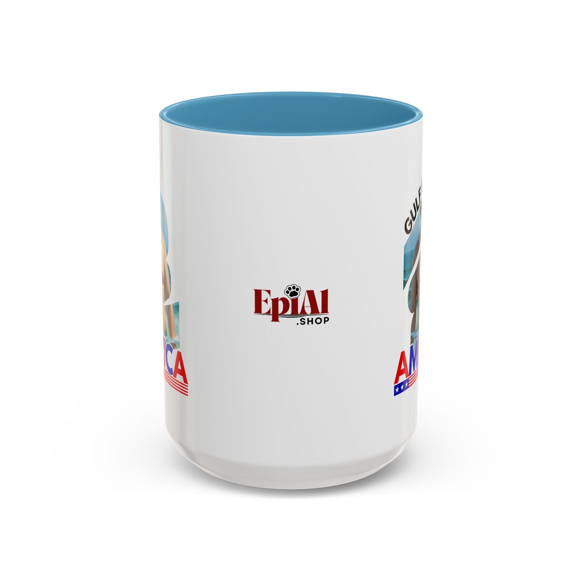 Trump's Gulf of America Accent Coffee Mug Printify