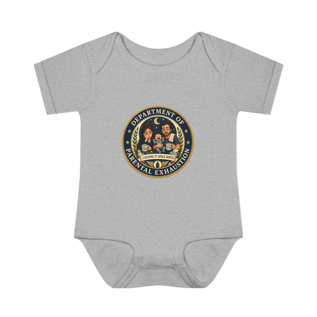 Department of Parental Exhaustion Infant Bodysuit | Baby Onesie