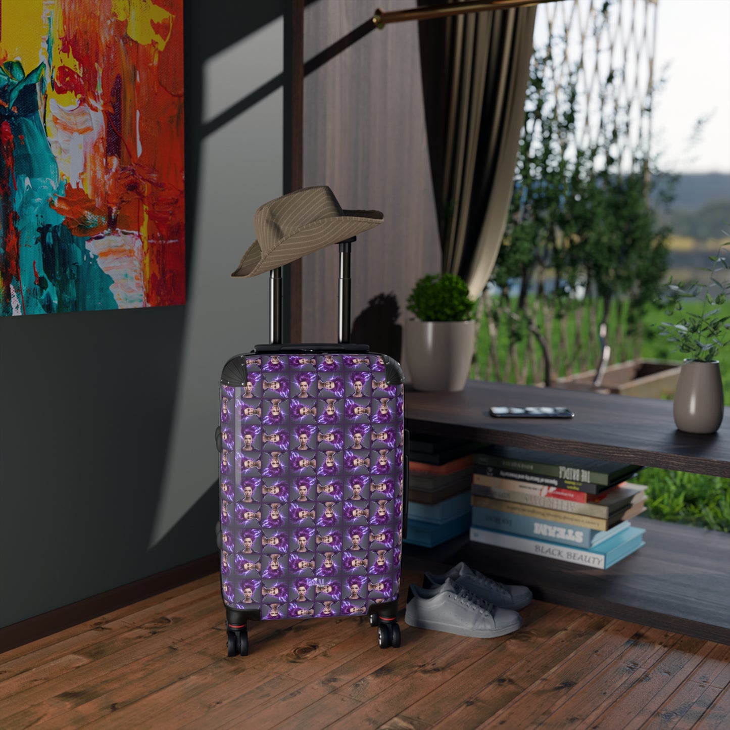 Purple Maze Epilepsy Awareness Suitcase