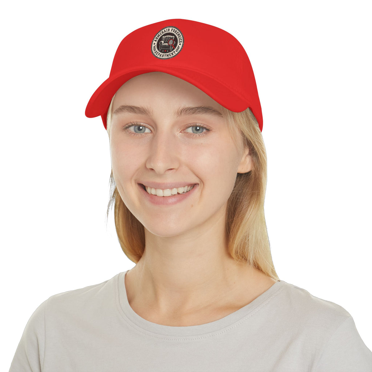 Armchair Forensics Department Embroidered Cotton Cap | True Crime Hat